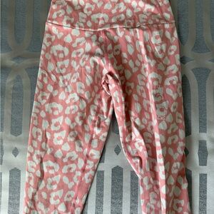 Ryderwear Pink Leopard Print Leggings